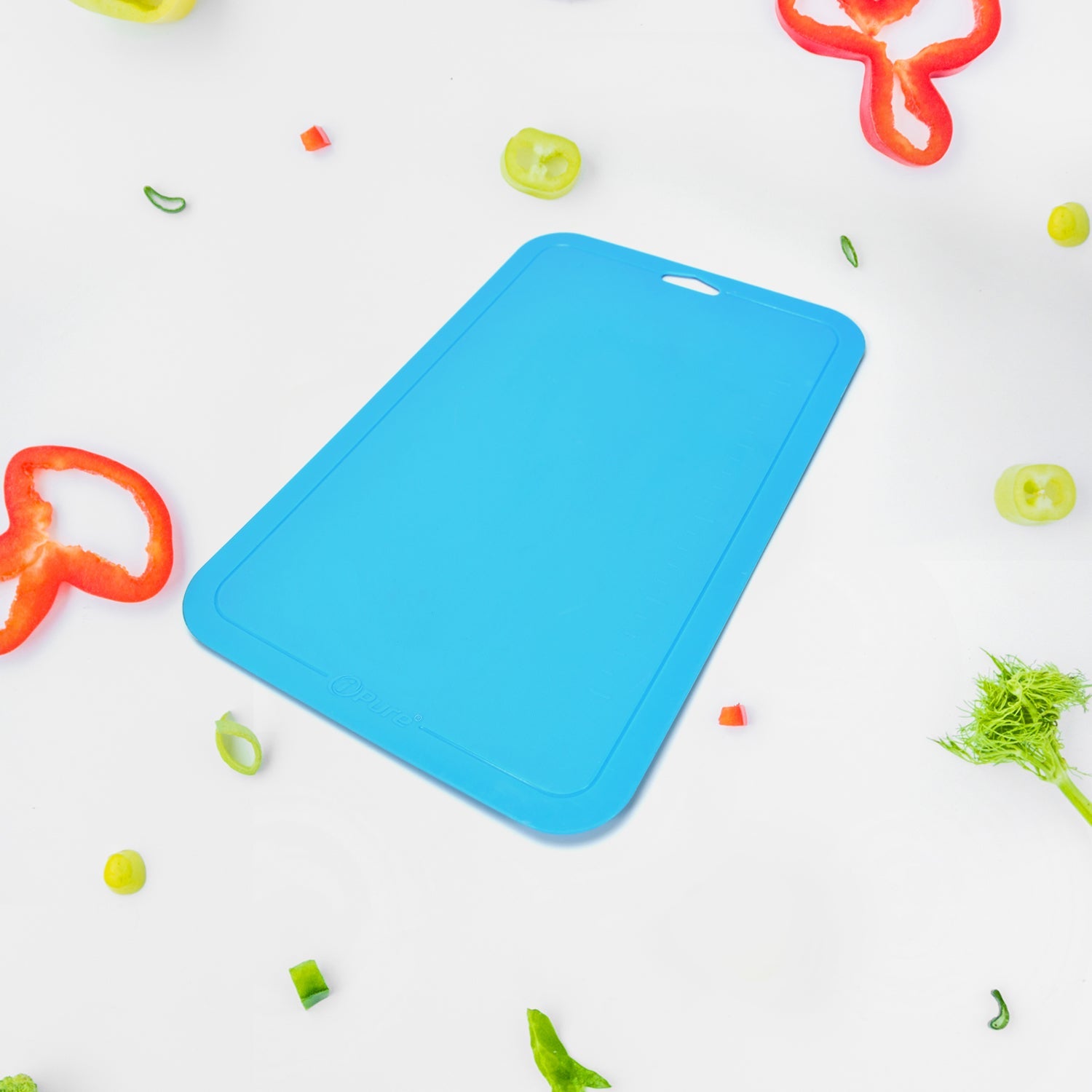2478 Vegetables and Fruits Cutting Chopping Board Plastic Chopper Cutter Board Non-slip Antibacterial Surface with Extra Thickness DeoDap 2478 Vegetables and Fruits Cutting Chopping Board Plastic Chopper Cutter Board Non-slip Antibacterial Surface with Extra Thickness DeoDap